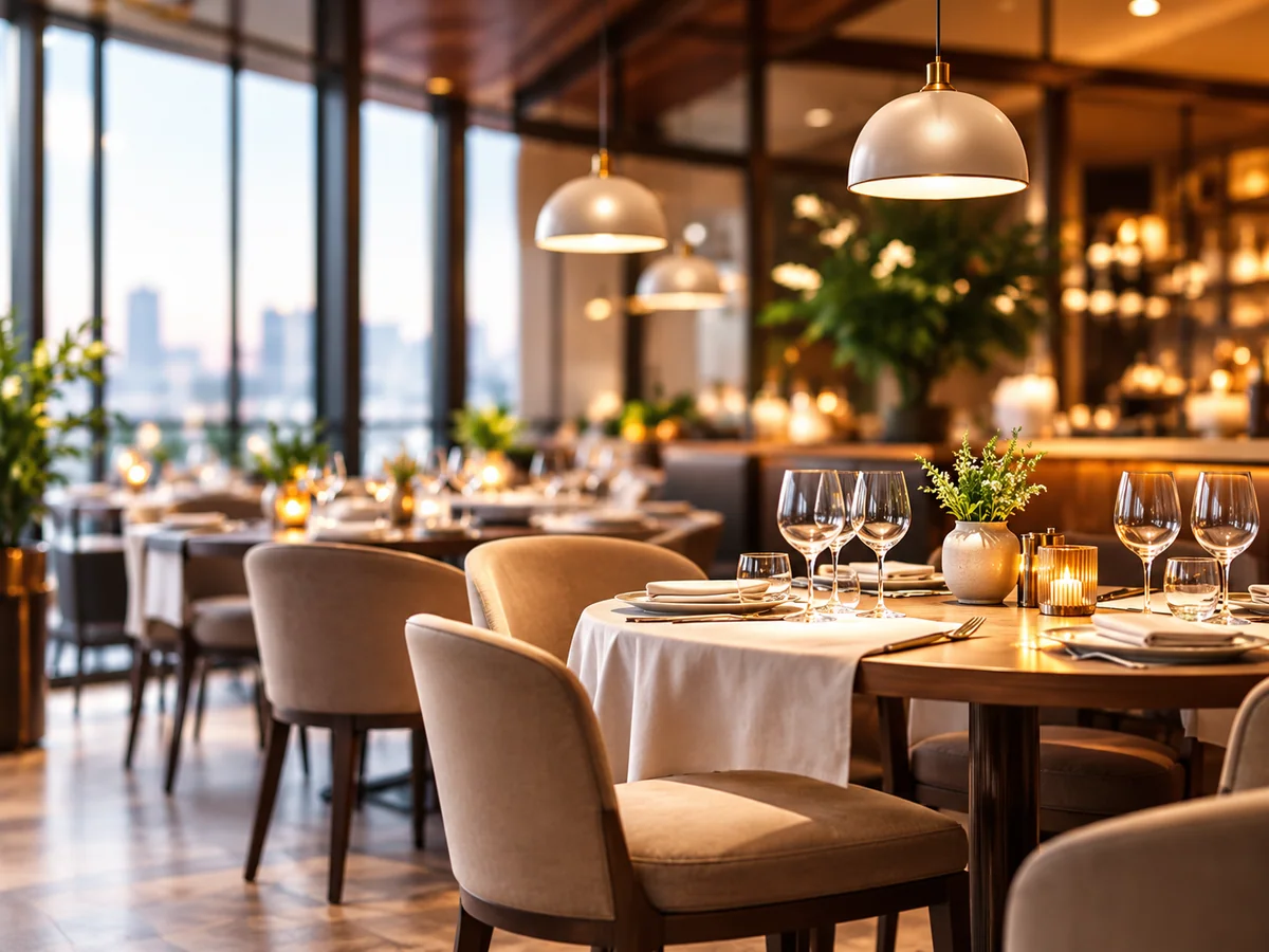 Modern restaurant interior